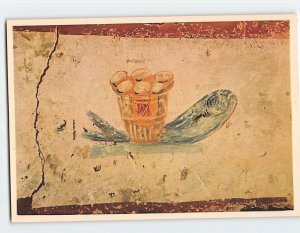 Postcard Fish with Eucharistic Species Catacombe Di S. Callisto  Rome Italy