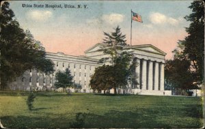 Insane Asylum Utica State Hospital c1910 Postcard