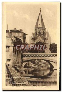 Old Postcard Metz New Protestant Temple L & # 39Abside