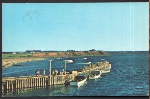 Prince Edward Island Boats in Harbour deep sea fishing COVEHEAD HARBOUR pm1985 C