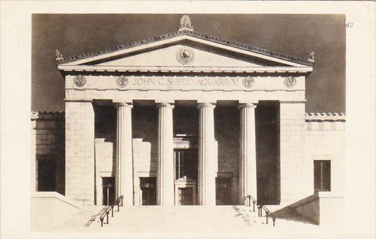 John G Shedd Aquarium Chicago Illinois Real Photo