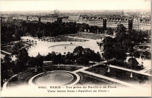 Postcard France Paris View from Pavillion de Flore
