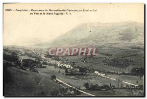 Old Postcard Panorama Du Dauphine Monestier De Clermont Au Fond Du Fau Col an...