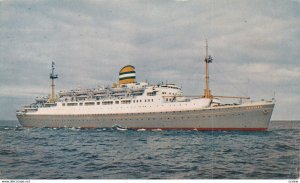 NETHERLANDS, 1950-1960s; Holland-American LIne, S.S. MAASDAM