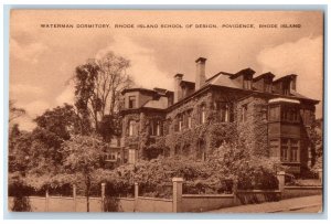 c1910s Waterman Dormitory Rhode Island School Design View Providence RI Postcard
