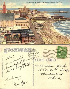 Panorama of World's Playground, Atlantic City, New Jersey