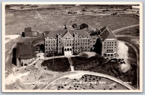 K45/ Helena Montana RPPC Postcard c1940-50s Carroll College Buildings 412