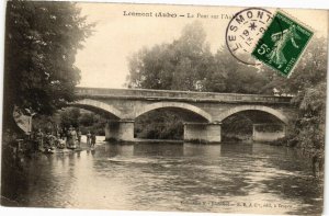 CPA AK LESMONT - Le Pont sur l'Aube (21860)