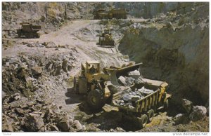 Open-Pit Operation, Cambell Chibougamau Mines Ltd., CHIBOUGAMAU, Quebec, Cana...