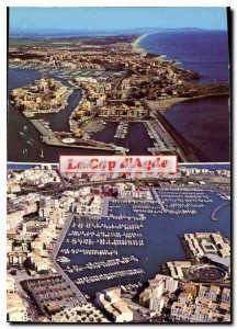 Postcard Modern Agde Herault aerial views