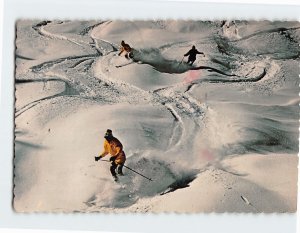 Postcard Powder On Maiden Form Taos Ski Valley New Mexico USA