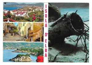 Italy Isola D'Elba S. Andrea Island of Elba Tuscany Multiview M Tognoli Postcard