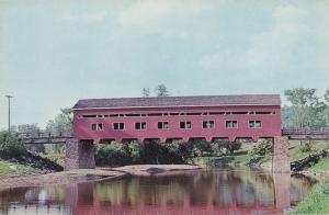 Covered Bridge over Housatonic River MA, Massachusetts