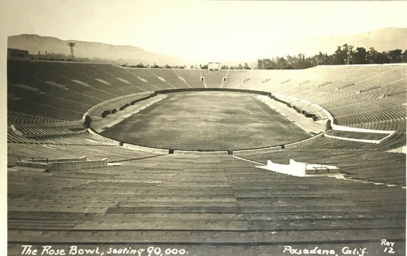 Lot 2 1950s Rose Bowl & New Years Game in Pasadena, CA Vintage Postcard