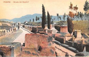 Strada dei Sepolcri Pompei Italy Unused 