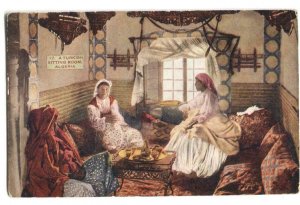 Postcard A Turkish Sitting Room Algeria