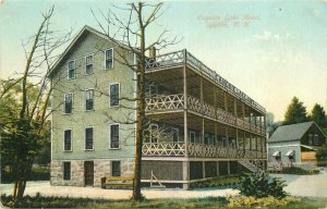 C-1910 Canobie Lake Hotel roadside Salem New Hampshire Postcard Robbins 6010