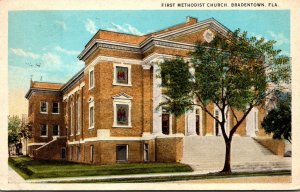 Florida Bradenton First Methodist Church 1925 Curteich