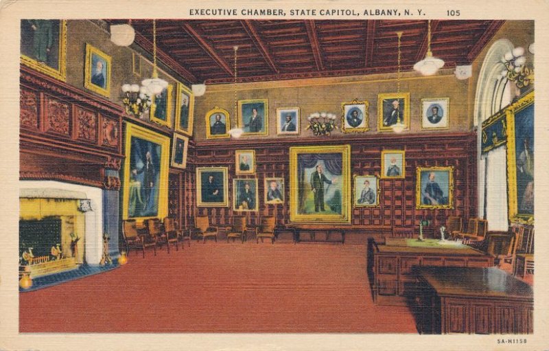 Albany NY, New York - Executive Chamber in the State Capitol - Linen