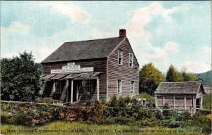 Haines Corners, NY New York  CATSKILLS OLDEST FRAME HOME  ca1910's Postcard