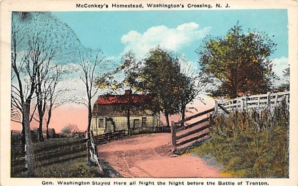 McConkey's Homestead, Washington's Crossing in Washingtons Crossing, New Jersey