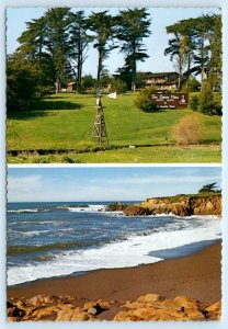 SAN SIMEON, California CA~ Moonstone Beach SAN SIMEON PINES MOTEL 4x6 Postcard