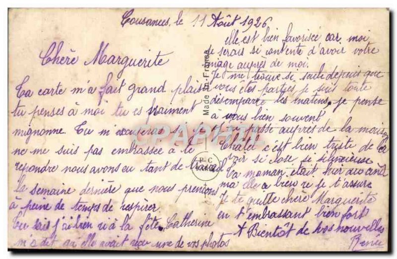 Postcard Fancy Old Man