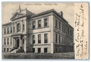 1907 Landtitles Building Winnipeg Manitoba Canada Thorne W Dak Postcard