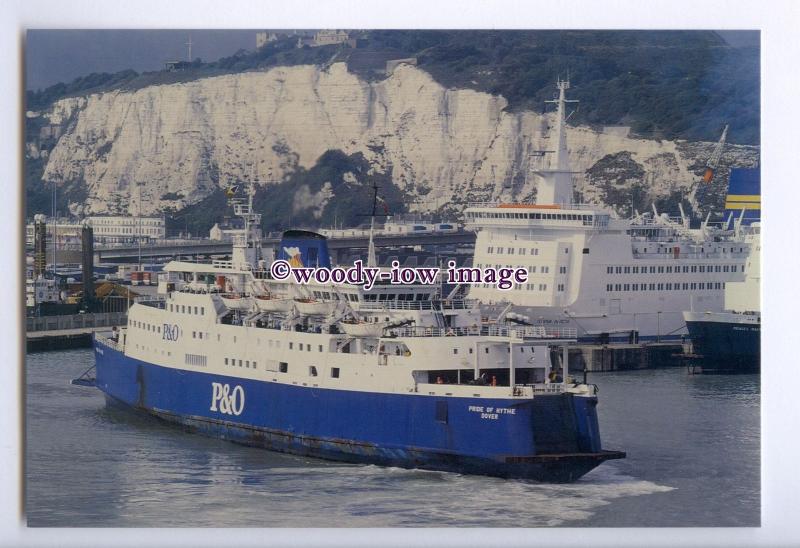 SIM0159 - P&O Ferry - Pride of Hythe ,built 1970 ex Free Enterprise V - postcard 