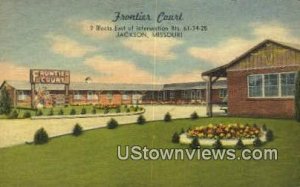 Frontier Court - Jackson, Missouri MO Postcard