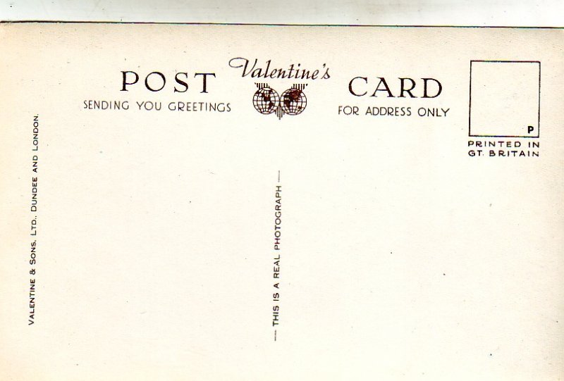 P1288 vintage valentine,s RPPC multiview loch awe argyll scotland