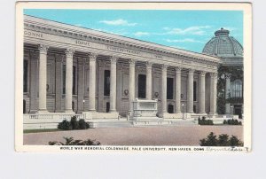 ANTIQUE POSTCARD CONNECTICUT NEW HAVEN YALE WORLD WAR MEMORIAL COLONNADE #2