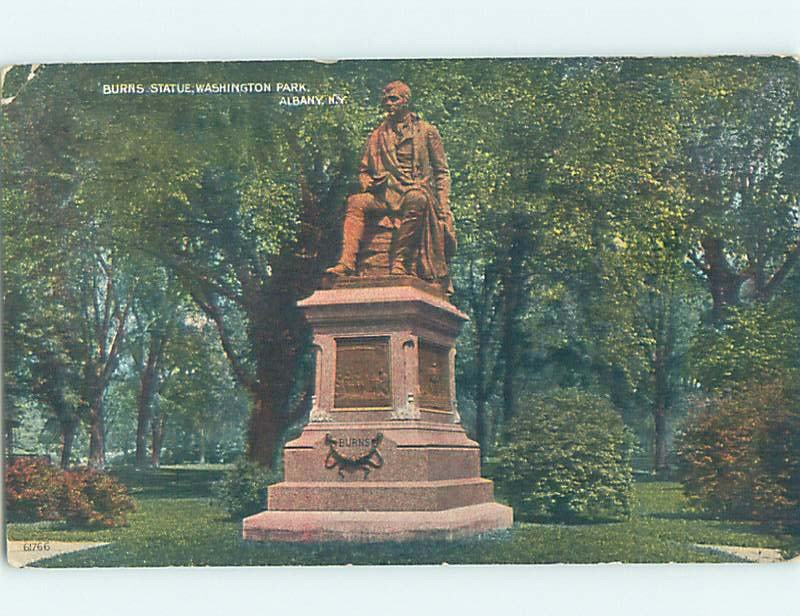 Divided-back MONUMENT SCENE Albany New York NY AE7983