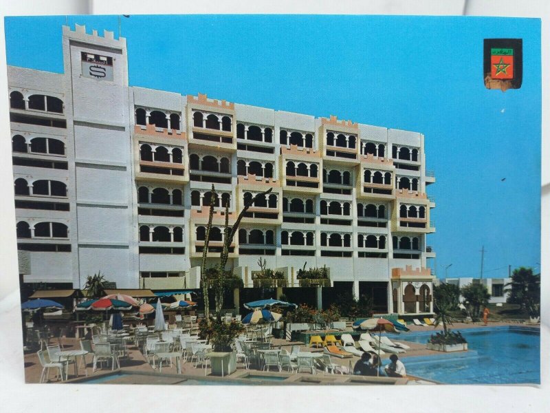 Vintage Postcard Hotel Salam & Swimming Pool Agadir Morrocco