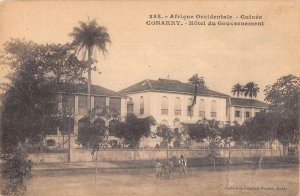 Conakry Guinea Afrique Officentale Hotel du Gouvernement Postcard AA49780