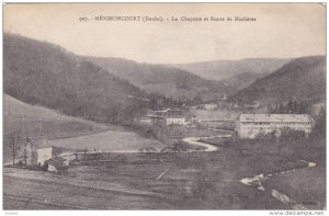 HERIMONCOURT, Doubs, France, 1900-1910's; La Chapotte Et Route De Meslieres