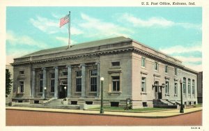 Vintage Postcard Unites States Post Office Building Landmark Kokomo Indiana IN