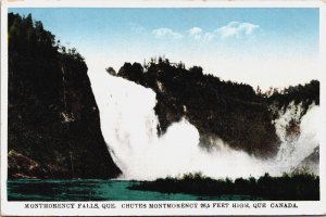 Canada Montmorency Falls Quebec Vintage Postcard C073