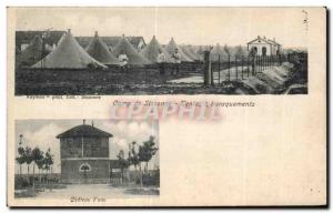 Old Postcard Camp sissonnne Army