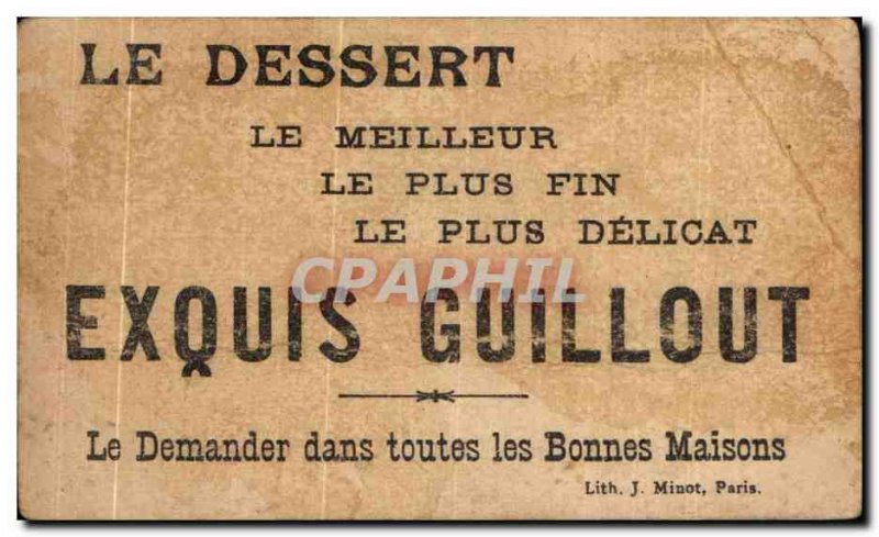 Chromo Biscuits Guillout Rue Rambuteau Paris