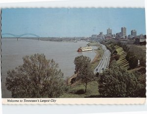 Postcard Welcome to Tennessee's Largest City, Nashville, Tennessee