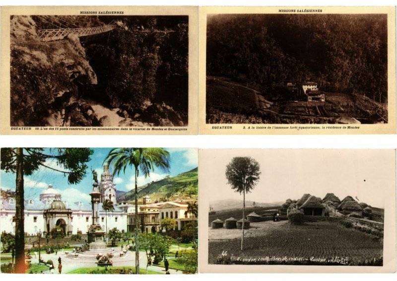 EQUADOR ECUADOR  SOUTH AMERICA 65 Cartes Postales 1900-1970 (L2523)