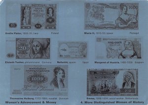 Women's Advancement & Money Italy Postcard