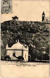 PC SHEIKH SAID TOMB ADEN YEMEN (a31926)