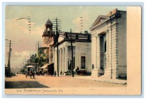 1905 West Forsyth Street Jacksonville Florida FL Rotograph Antique Postcard