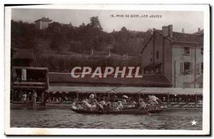 Postcard Old Rive de Gier Jousting