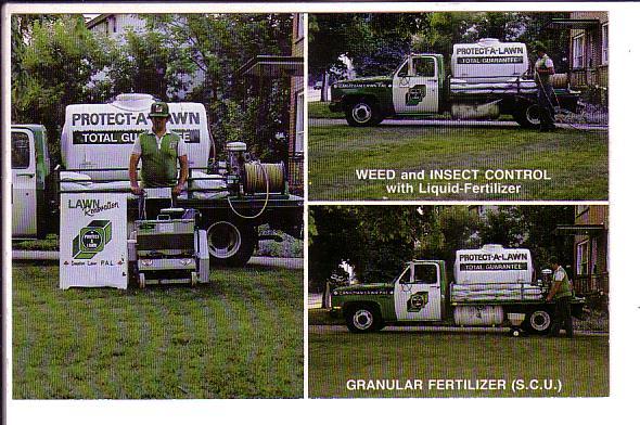 Granular Fertilizer Protect A Lawn, Oakville, Mississauga, Ontario, Advertising 