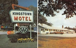 NORTH KINGSTOWN, RI Rhode Island KINGSTOWN MOTEL~George Maciel ROADSIDE Postcard