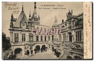 Old Postcard The Benedictine Fecamp Court & # 39Honneur Facade du Musee