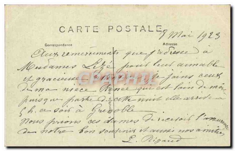 Old Postcard Saumur General view